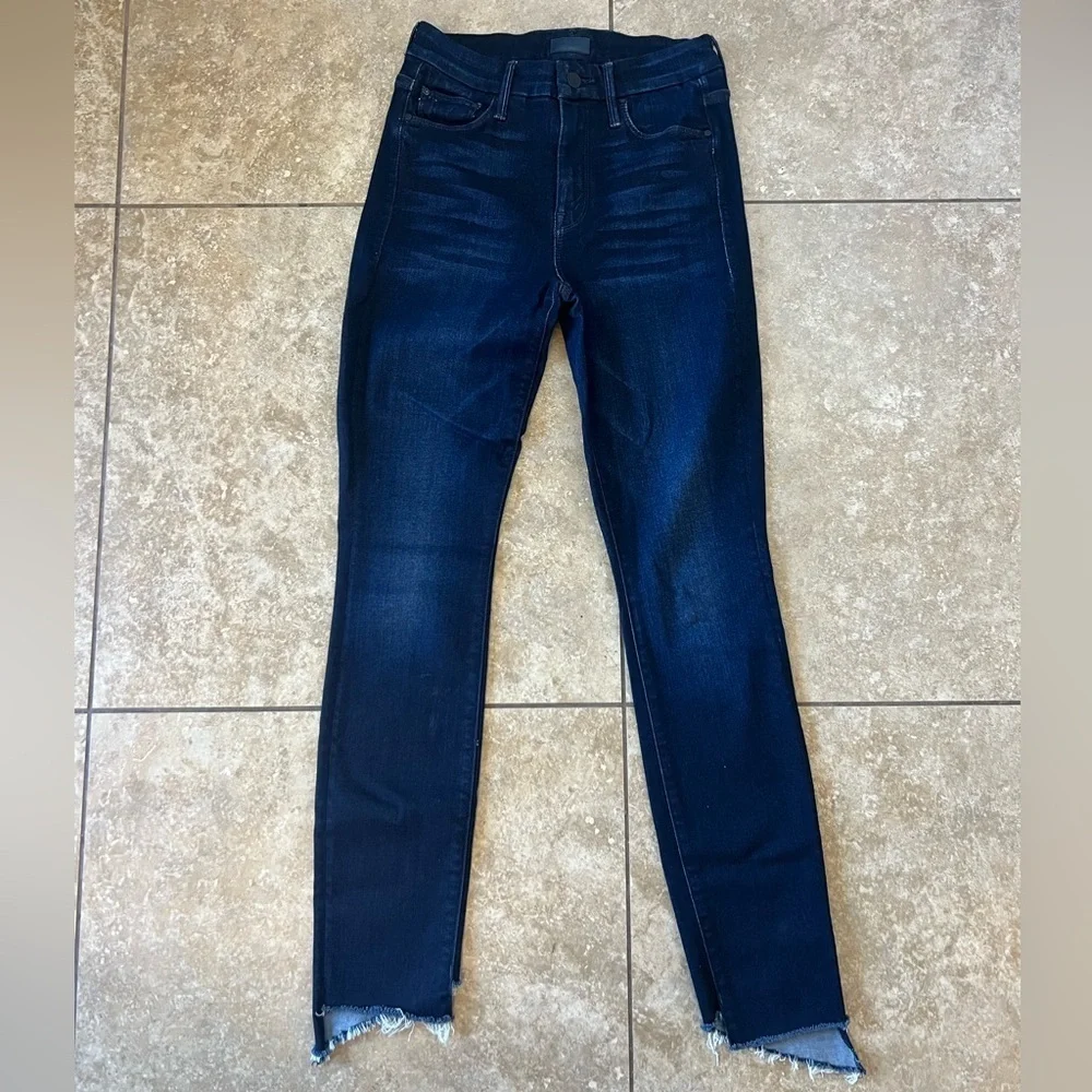 NWOT MOTHER The Looker Two Step Ankle Fray in Now Or Never Size 25 - Picture 2 of 9